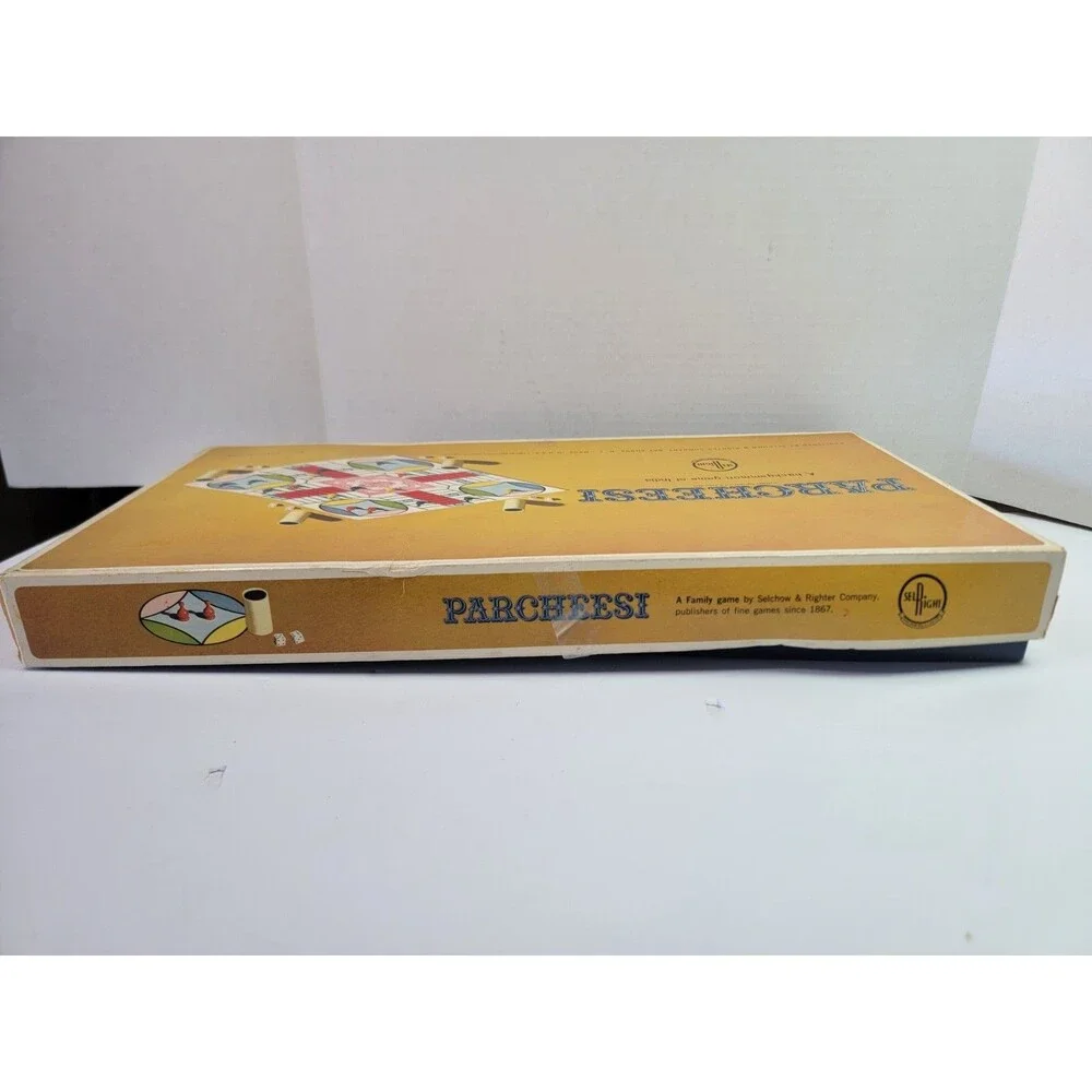 Vintage 1964 Parcheesi Gold Seal Edition No. 2 Selchow & Righter Board Game...